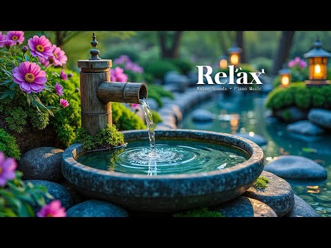 Relaxing Piano Music with Water Sounds 🌿 Deep Healing to Release Stress, Worry & Emotional Fatigue