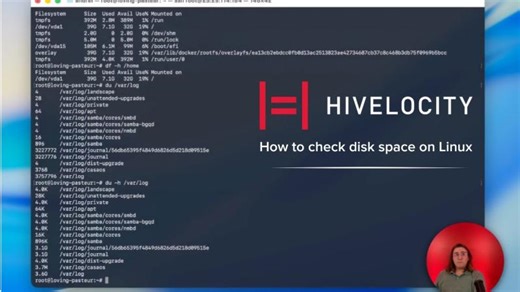 How to check disk space on Linux (df, du, find) | Hivelocity tech tips | Hivelocity