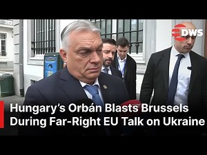 FULL REMARKS: Hungary’s Orbán BLASTS Brussels During Far-Right EU Meeting on Ukraine War | AC1E