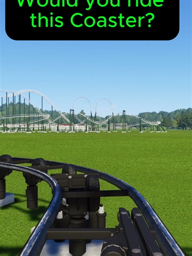 I know that the coaster is not full smooth#planetcoaster2 #gerstlaueramusementrides #infinitycoaster #launchcoasters
