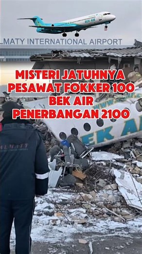 Misteri jatuhnya pesawat Fokker 100,Bek air flight 2100 #faktapenerbangan #aviation #shorts