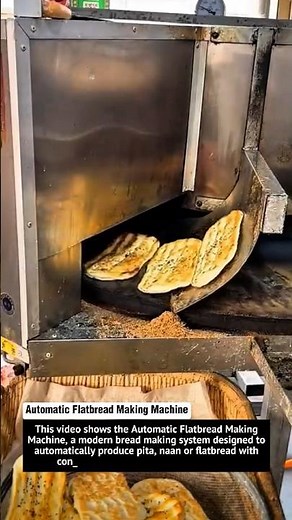 Amazing Automatic Flatbread Making Machine – Fast Pita Bread Production Line | Modern Food Factory
