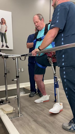 First Steps: New Hip Disarticulation Amputee Walking
