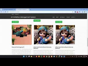 Art Exhibition Management System using Python Django and MySQL | PHPGurukul