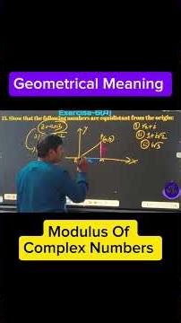 Why Do We Use Modulus in Complex Numbers?