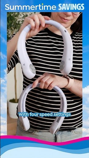 HSN Today's Special 🚨 Rechargeable Portable Neck Fan