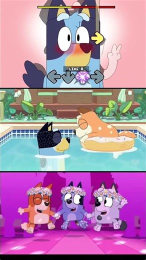 FNF Bluey cover My heart beats like a drum Mod - Friday Night Funkin' Mobile Game