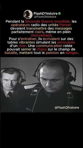 L’entraînement vibrant des opérateurs Panzer.