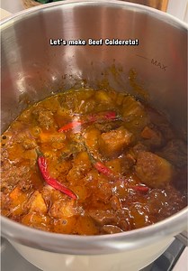 Beef Caldereta Fast Cook with Red Chef Pressure Cooker