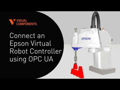 Connect an Epson Virtual Robot Controller using OPC UA