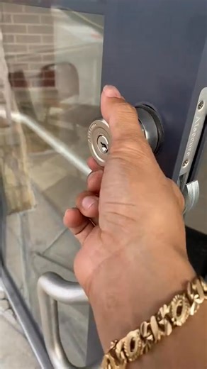 We replaced our old Adams Rite lock with this one, and it fit perfectly!👍 No extra holes, no mess — just a solid, secure lock that makes the door feel stronger than ever.💯 If your store still uses Adams Rite, this upgrade is a no-brainer.😘 | AIsecure Inc