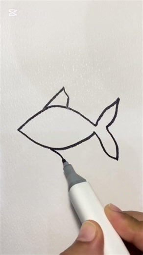How to draw acute and easy fish ….#easyfishdrawing #animaldrawing #art #easyhouse #new