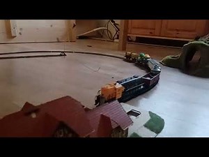 Santa Fe all the way 🎵 GP7 pulls a freight train