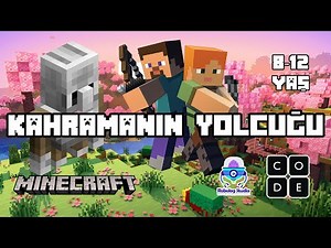 Minecraft Kahramanın Yolculuğu - Code.org Tüm Bölümler ve Çözümleri