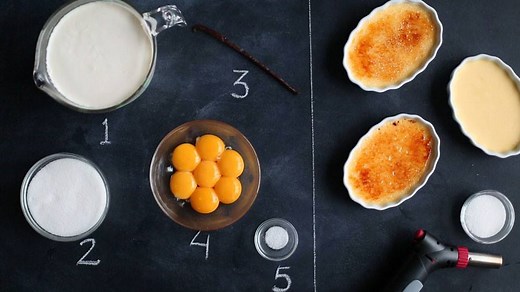 Watch as Thomas shows you how to turn five simple ingredients into a magnificent creme brulee—it's easier than you think! http://ow.ly/B7gp50hh7bx | Martha Stewart