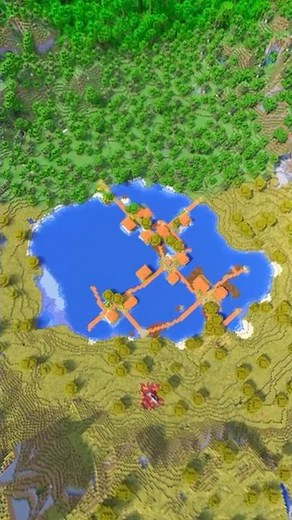 This Minecraft Lake Village Spawn Seed Is INCREDIBLE!