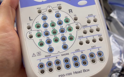 拆解实验室临床应用多导梦眠图睡眠分析系统Polysomnography PSG采集器实时采集EEG脑电图ECG心电图EMG肌电图EOG 眼动电图RESP呼吸张力
