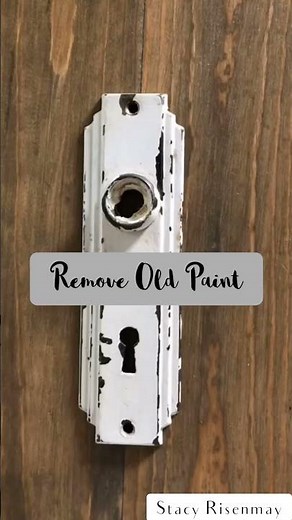 How to Easily Remove Paint From Door Hardware