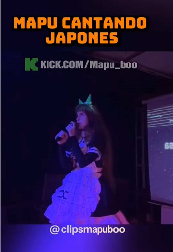 @Mapu_boo cantando modo japones #maid #clips #humor