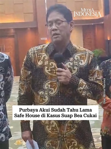 Purbaya Ungkap Keberadaan Safe House Suap Bea Cukai