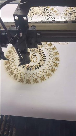 Laser Cutting MDF Wall Art | CO₂ Laser Machine in Action | Modern Carvings