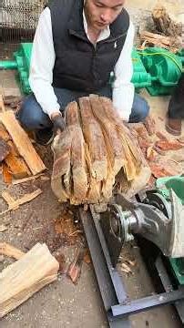 #Woodworking Machinery #Original Video #Rural Firewood Splitting #Firewood Splitting #My Rural Life