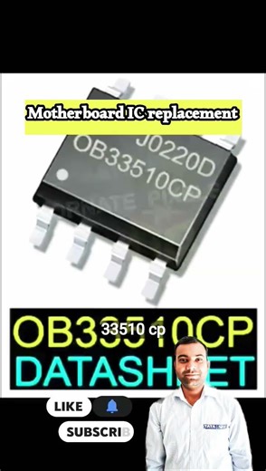 Led tv 24 inch motherboard bakelite IC replacement