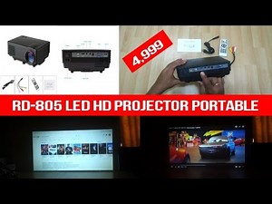 LED Projector Portable Multimedia RD 805 projector