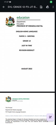 Grade 12 English HL Paper 3 Revision Guide