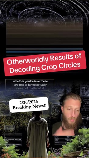 Unlocking the Secrets of Crop Circles: Are They Symbols of a Hidden Science? 🌌🔍 #cropcircles #mystery #geometry #science #fyp #viral #conspiracy #foryou #esoteric #crop #pov #circle #tiktok