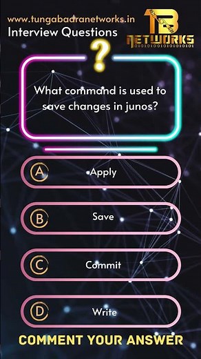 JNCIA Junos OS Fundamentals Interview Questions | Juniper CLI Basics #tungabadranetworks