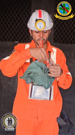 Singareni P R O on Instagram: "In mines, every second matters. Know how to use your Self-Contained Self-Rescuer (SCSR) — Your life-saving companion underground. Safety first. Always. #MineSafety #SafetyFirst #SCSR #SelfContainedSelfRescuer #UndergroundSafety #WorkplaceSafety #IndustrialSafety #SafetyAwareness #EmergencyPreparedness #StayAlertStaySafe #SafetyTraining #CoalMining #Singareni"