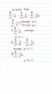 P Series Test - Examples