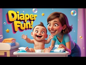 Diaper Time – Funny Duo Song | Cute Baby & Parent 3D Pixar Animation for Toddlers