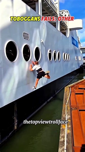 Toboggans Fails: Other vs, This One 💀☠️ #trollface #trending #meme #toboggans fails #editing