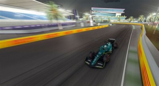 Eine Runde auf dem Jeddah Corniche Circuit