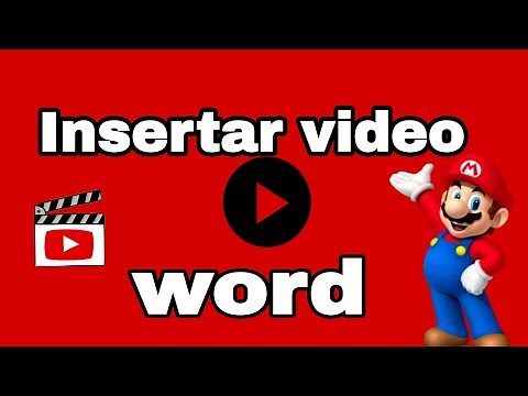 Como insertar video en word