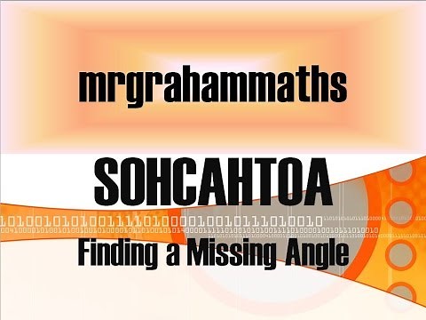 National 4/5 Maths SOHCAHTOA Trigonometry - Finding an Angle