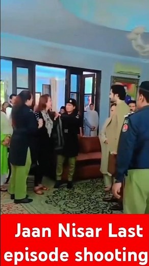 Jaan Nisar Last episode shooting video 😭😱#hibabukhri #jaannisar #danishtaimoor #trending #drama