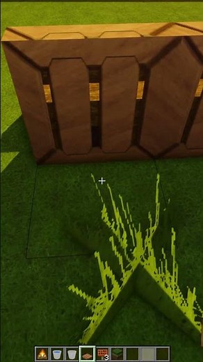 Cozy Garden Bench in 20 Seconds 🌿 Minecraft Build Idea!