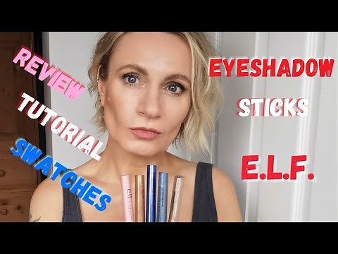 E.L.F Eyeshadow Sticks | Swatches, Review and Tutorial