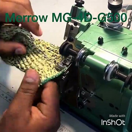 MERROW G500 GLOVE EDGING SEWING MACHINE