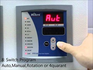 Mikro Power Factor Regulator's (PFR60/80/120/140) Parameters