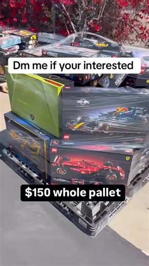 Gabriel’s Bricks 🧱 on Instagram: "Hey guys, I am selling this Lego pallet for cheap in bulk. I have access to back-store stock that doesn’t sell. If you are interacted in this pallet or individual sets. DM me “PALLET”. #lego #legostarwars #legomarvel #legoinstagram #legomania"