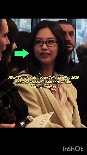 JENNIE at the Calvin Klein Collection Fall 2026 show at New York Fashion Week #blackpink
