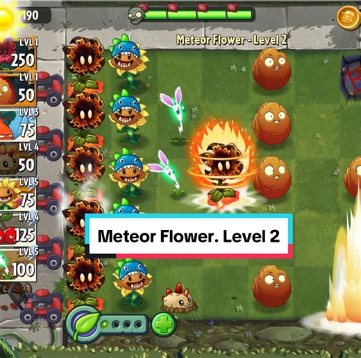 Plants vs Zombies 2. Plant of week. Meteor Flower. Level 2. #pvz2 #pvz2gameplay #pvz2plantofweek #gaming #fyppppppppppppppppppppppp