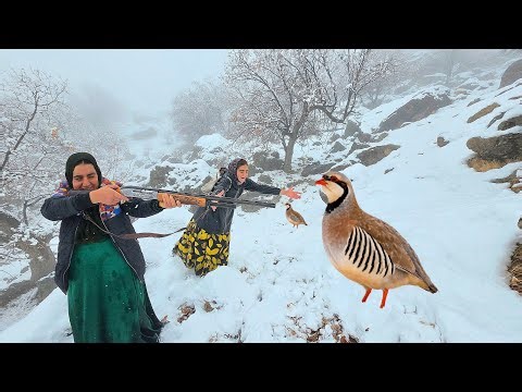 ❄️🔥 Snowy Day Kebab Hunt! Did Soghra the Nomad Woman Succeed? 😱