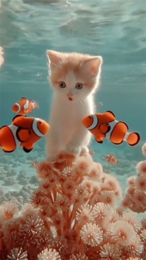 Cute Cat Enjoying a Day at the Beach USA🌊😺