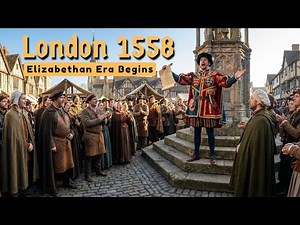A Day in London, 1558: AI Reconstruction of the Elizabethan Era's First Dawn