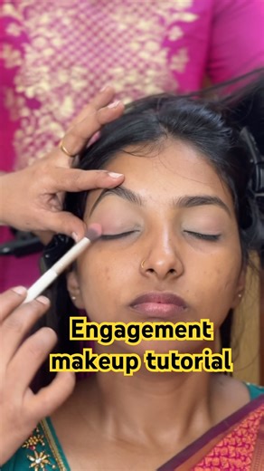 Simple Engagement makeup tutorial💕#makeuptutorial #engagementmakeup
